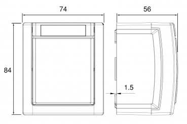 Preview: ViKO Pacific - Steckdose Abschließbar IP54 (Schließung Nr. 5)